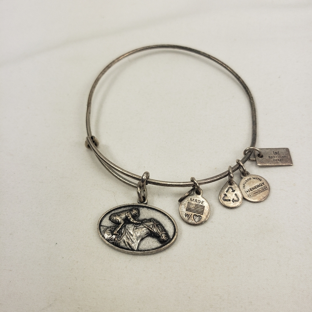 Alex and Ani 2014 Kentucky Derby + Energy charm bracelet bangle
